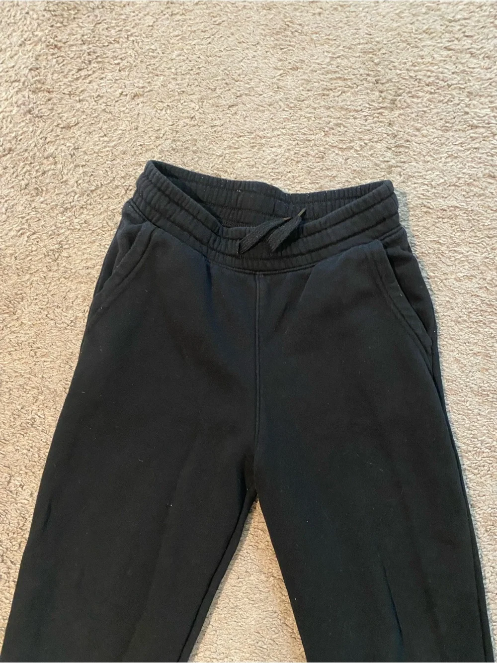 Old Navy Kids Black Jogger Sweatpants with Drawstring
